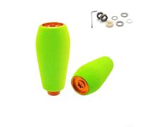 BlesConi Manopola di ricambio in EVA per mulinelli da pesca Daiwa, 50,8 x 23,3 mm, 8,9 g, include chiave esagonale e cuscinetti (2 set oro)