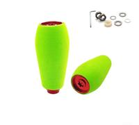 BlesConi Manopola di ricambio in EVA per mulinelli da pesca Daiwa, 50,8 x 23,3 mm, 8,9 g, include chiave esagonale e cuscinetti (2 set rosso)