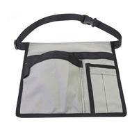 BlesConi Marsupio porta attrezzi resistente con 6 tasche, 30,5 cm, per falegnami, elettricisti, idraulici (grigio)