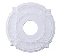 BlesConi Medaglione rotondo a 12 pollici del soffitto dell'unità di elaborazione decorativo a prova d'umidità per il miglioramento per la decorazione domestica