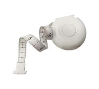 BlesConi Metro a nastro da 200 cm, per cucito e sartoria, righello retrattile in vita con funzionamento silenzioso (bianco)