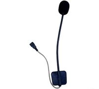 BlesConi Microfono per casco Cardo aggiornato, riduzione avanzata del rumore e cavo placcato argento per una comunicazione sicura della moto (rigido)