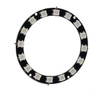BlesConi Modulo ad anello LED 5V WS2812 5050 RGB, luce di controllo individuale per microcontroller Arduino (16 LED)