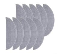 BlesConi Panno per mocio Roborock Q10 VF, accessorio in microfibra lavabile (confezione da 10)