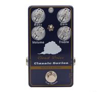 BlesConi Pedale effetto overdrive compatto in metallo con bypass e modellatura del tono versatile per tutte le chitarre elettriche e amplificatori (C)