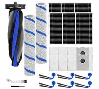 BlesConi Per Ecovacs per deebot T90 Pro X12 per omni Vacuum Parts Kit Main Side Brush Filter Mop Cloth Bianco (B)
