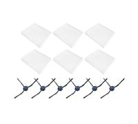 BlesConi Per Eufy G50 L60 per robot ibrido Cleaner Kit pezzi di ricambio Compreso 6 filtri 6 spazzole