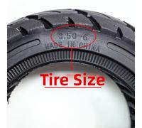 BlesConi Pneumatico solido cavo 3.50-6 per Scooter elettrico Gomma Non Gonfiabile Ruota 233x135x70mm per Foratura Pezzo di Ricambio