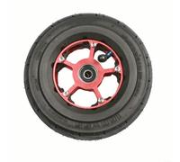 BlesConi Ruota pneumatica per skateboard elettrico, 6 pollici, per uso fuoristrada, mozzo in lega di alluminio, 160 x 55 mm, asse da 8 mm, parte di ricambio nera