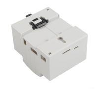 BlesConi Scatola elettrica in ABS per Raspberry Pi 4/3 con montaggio su guida DIN, custodia protettiva trasparente con blocco scorrevole (Pi3b+ventilatore+raffreddamento)