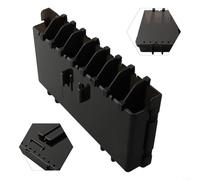 BlesConi Scatola per esche da pesca, design con inserto verticale, compatibile con scatole Meiho, colore nero (S)