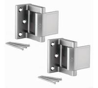 BlesConi Serratura di rinforzo per porta in alluminio, protezione ad alta sicurezza, resistenza alla forza di 362,9 kg, per porta del bagno/camera da letto