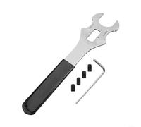 BlesConi Serratura per movimento centrale per bicicletta, per rimozione anelli da 44-48 mm, per chiave in acciaio al carbonio tagliata con precisione per manutenzione ciclistica, 275 x 67,5 x 4 mm