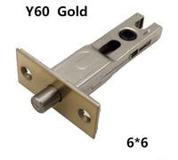 BlesConi Serratura per porta interna con linguetta singola, meccanismo di chiusura WC in acciaio inox, compatibile con bagno e porte invisibili