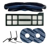 BlesConi Set completo di accessori spazzola a rullo spazzole laterali filtro mop panni per Eufy X10 Pro per Omni Robot aspirapolvere