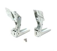 BlesConi Set di cerniere integrate per Hettich 5.0 41.5, coppia sinistra e destra, struttura in metallo, adatta per frigoriferi e congelatori