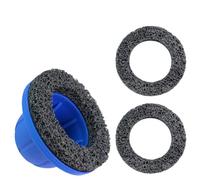 BlesConi Spazzola per la pulizia della smerigliatrice del mozzo ruota, 150 mm, con tazza di macinazione per una rapida decalcificazione del cerchione, compatibile con strumenti da 1500 giri/min