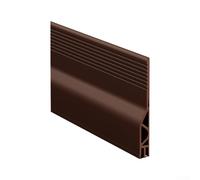 BlesConi Striscia di tenuta inferiore della porta, deflettore d'aria insonorizzato antivento in TPE per fessure, lunghezza 100 cm, facile da tagliare per adattare, marrone/bianco/grigio/nero