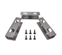 BlesConi Supporto ergonomico in metallo per laptop sotto la scrivania, per ottimizzare lo spazio e ridurre l'ingombro sulla scrivania (argento)