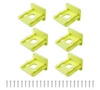 BlesConi Supporto per batteria da 18 V, montaggio a parete, per P102 P103 P104, organizer organizzato per utensili (6 pezzi)