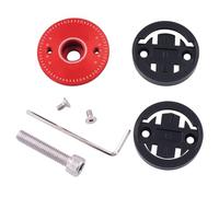 BlesConi Supporto per bicicletta in lega di alluminio resistente per Garmin 1000 820 800 520 500 e per Bryton R530 R330 Road Cycling Computer Holder Nero
