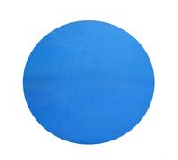 BlesConi Tappetino protettivo rotondo per piscina fuori terra, tappetino per terreno esterno previene forature tessuto blu 1 pezzo (4,5 m)