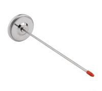 BlesConi Termometro per terreno da giardino, misuratore di temperatura per compost in acciaio inox con quadrante da 54 mm, sonda per temperatura esterna del suolo per agricoltura, serre, test di acqua