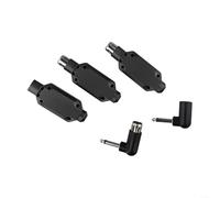BlesConi Trasmettitore e ricevitore professionale 2.4G XLR Wireless Audio System per microfono dinamico 15ms bassa latenza 80m (1 in 2)