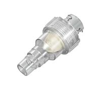 BlesConi Valvola di ritegno per scarico condensa per sistemi di climatizzazione centralizzata, valvola anti-reflusso a chiusura lenta con valutazione 1,23 MPa, materiale PC, trasparente