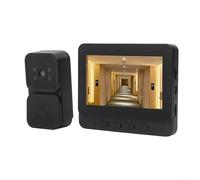 BlesConi Videocamera intelligente del campanello di Wifi con lo schermo di visualizzazione a 4,3 pollici con le visioni notturne di archiviazione della foto