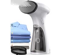 Blesgam Ferro da Stiro Verticale 1600W, 25g/min Vapore Portatile 3 in 1 Stiratore Verticale/Orizzontale/Secco con 150ml Caldaia Rimovibile, 30s Riscaldamento Rapido per i Viaggi, per Casa e Uffici
