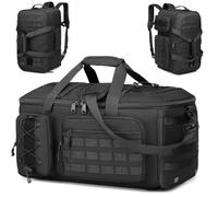 BlesMaller Borsa da Viaggio 3 in 1 per Uomo e Donna, 50L tattica Zaino per sport con scomparto per scarpe per Palestra Nuoto Weekender