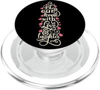 Bless This Home With Love, maglietta da uomo e donna, maglietta americana PopSockets PopGrip per MagSafe