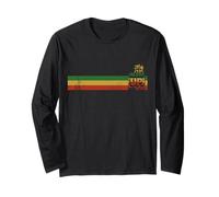 Bless Up Rasta Giamaica Roots Rock Reggae Maglia a Manica