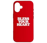 Bless Your Heart Bless Yer Heart Sarcastico Divertente Southern Custodia per iPhone 16