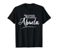 Blessed Abuela Grandma Grandmother Womens Heart Mothers Day Maglietta