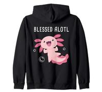 Blessed Alotl - Axolotl Christian Faith Adult & Kids Felpa con Cappuccio