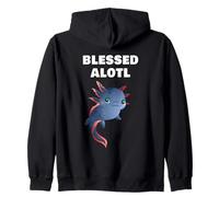 Blessed Alotl - Axolotl Christian Faith Adult & Kids Felpa con Cappuccio