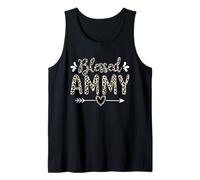 Blessed Ammy Grandma Grandmother Cute Leopard Mothers Day Canotta