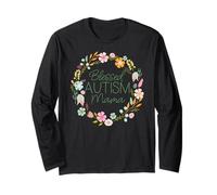 Blessed Autism Mama Autismo Madre Meme Maglia a Manica