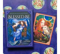 Blessed Be Carte Oracle Deck Originale Blauer Angelo Di Lucy Cavendish Esoteric