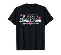 Blessed Bonus Mom Grandma Shirt Grandmother Cute Mothers Day Maglietta
