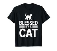 Blessed By A Cat Maglietta
