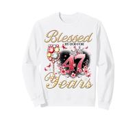 Blessed by God for 47 Years Old Women 47th Birthday Queen Felpa