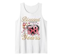 Blessed by God for 58 Years Old Women 58th Birthday Queen Canotta