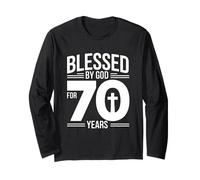 Blessed By God for 70 Years Maglia a Manica
