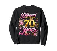 Blessed by God for 70 Years Old Women 70th Birthday Queen Felpa