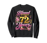 Blessed by God for 72 Years Old Women 72nd Birthday Queen Felpa