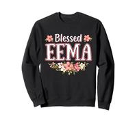 Blessed EEMA Tee per Le Donne Floreale Mamma Festa della Mamma Felpa