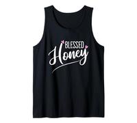 Blessed Honey Grandma Grandmother Womens Heart Mothers Day Canotta